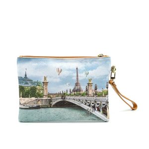 Pochette Donna YNOT? in goffrato – YES-343S2 PARIS BRIDGE