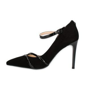 Décolleté Donna NERO GIARDINI in camoscio – I205570DE/100 NERO