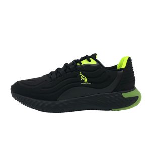 Sneaker Uomo AUSTRALIAN in ecopelle e tessuto traspirante nylon – AU32M106-BE02 BLACK FL YELLOW SCORPION