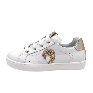 Sneaker Bambina NERO GIARDINI TEENS in pelle – E332530F/707 BIANCO