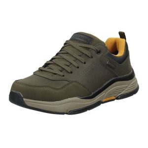 Sneaker Uomo SKECHERS in pelle – 210021/OLV OLIVE