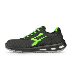 Scarpa da lavoro U-POWER RED LION STRONG ESD S3 C1 SRC – STRONG RL20356 NERO/VERDE