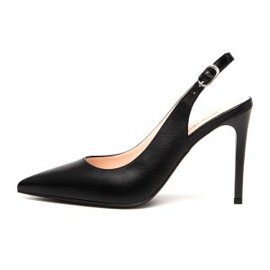 Décolleté Donna slingback NERO GIARDINI in pelle – E307040DE/100 NERO