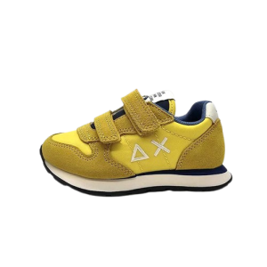 Sneaker Bimbo SUN68 TOM SOLID in tessuto e camoscio – Z34301B BOY’S TOM SOLID BABY GIALLO