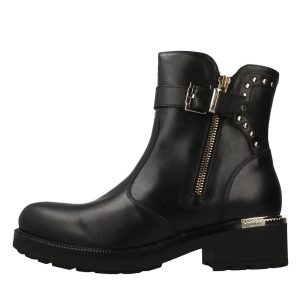 Tronchetto Donna nero Giardini in pelle – I014200D/100