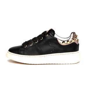 Sneaker Bambina NERO GIARDINI TEENS in pelle – I232400F/100 NERO