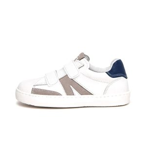 Sneaker Bambino NERO GIARDINI KIDS in pelle – E328840M/707 BIANCO