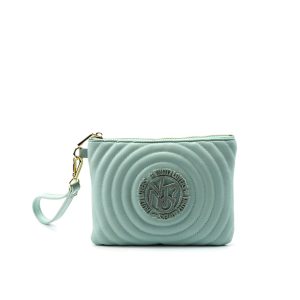 Pochette Small trapuntata Donna YNOT? in ecopelle – ROU-011S2 GREEN