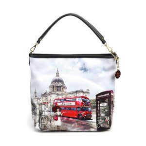 Borsa a mano/tracolla Donna YNOT? in goffrato – FAS-349F2 LRA