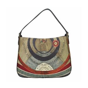 Borsa Donna Hobo Gattinoni in pelle/ecopelle – BIGPL6431WPQP26 BLACK/MULTI