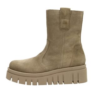 Tronchetto Donna Nero Giardini in camoscio – I411923D/501 ARGILLA