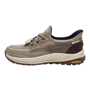 Sneaker Uomo da barca SKECHERS in tessuto mesh ingegnerizzato ed inserto in ecopelle- 205467/TPE TAUPE