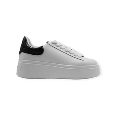 SCARPE STRINGATE “Sneakers Moby – Ash” IN PELLE BIANCO 40 mm