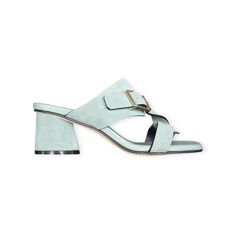 Mules Camoscio Verde – Donnarì