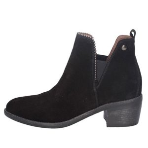 Tronchetto Donna Nero Giardini in camoscio – I013080D/100