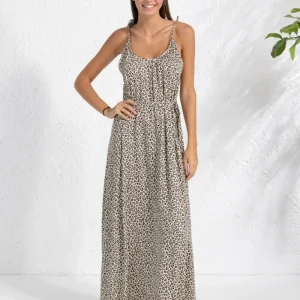 Abito donna lungo viscosa maculino