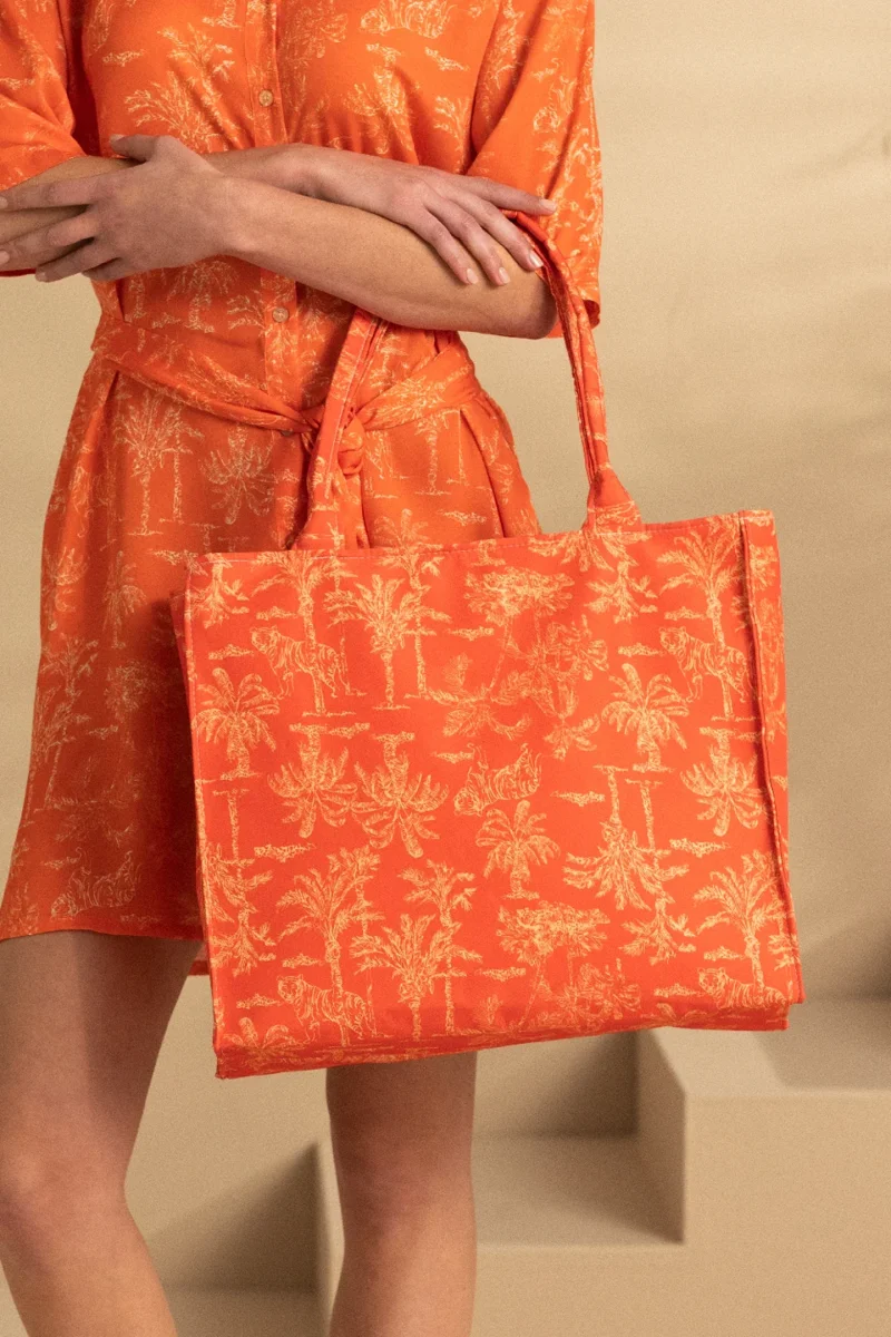 Borsa con chiusura a zip palma - immagine 3