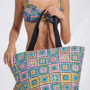 Borsa con chiusura zip folk