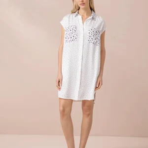 Abitino camicia donna in viscosa manica scesa articolo dot NOIDINOTTE