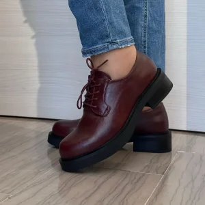 DERBY STRINGATA DONNA CRICHIC BORDEAUX