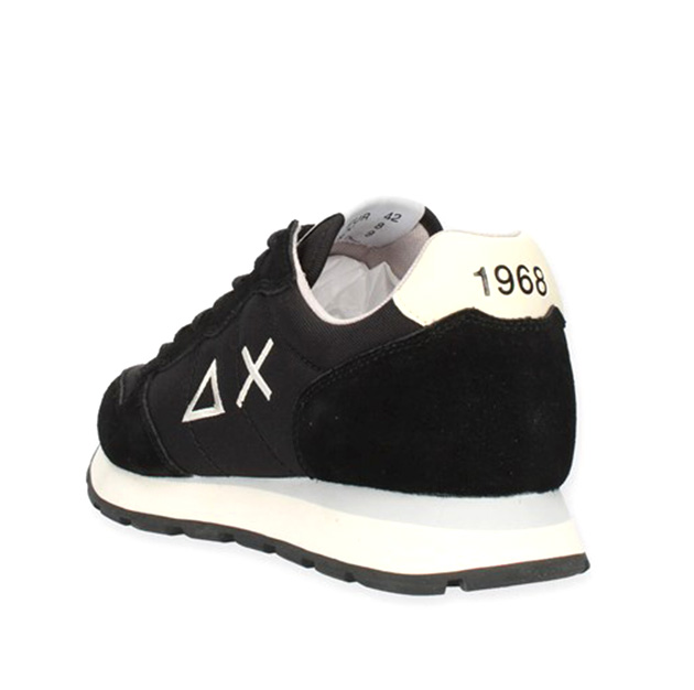 Sneaker Uomo SUN68 in tessuto e camoscio – TOM SOLID NYLON Z42101 NERO - immagine 3