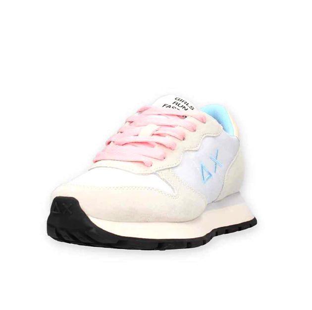 Sneaker Donna SUN68 in tessuto e camoscio – ALLY SOLID NYLON Z35201 BIANCO - immagine 2