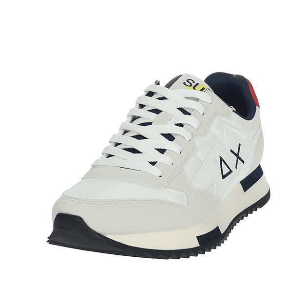 Sneaker Uomo SUN68 in tessuto e pelle – NIKI SOLID Z32118 BIANCO - immagine 3