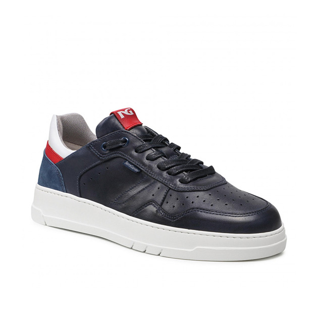 Sneaker Uomo NERO GIARDINI in pelle – E202420U/200 BLU - immagine 3