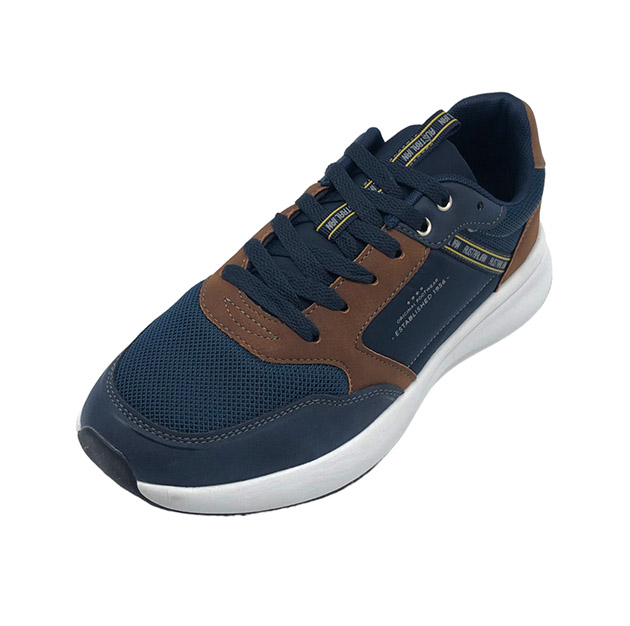 Sneaker Uomo AUSTRALIAN in ecopelle e tessuto – AM641 NAVY - immagine 3