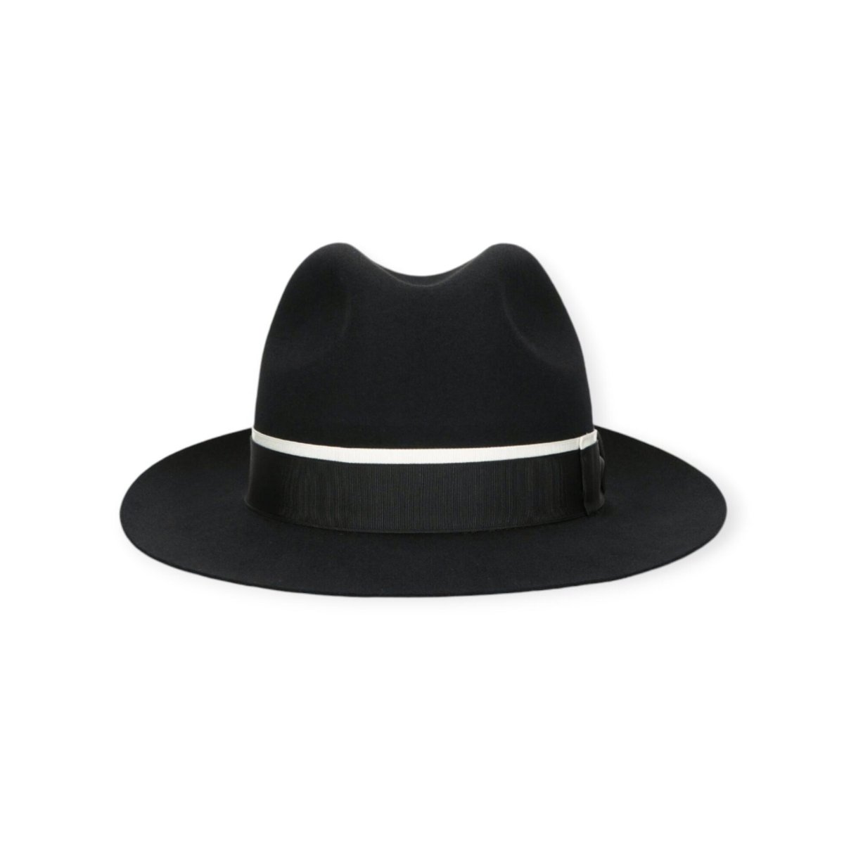 CAPPELLO “Jer – Borsalino ” IN FELTRO DI LANA TESA MEDIA NERO - immagine 4