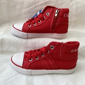 SNEAKER CANGURO ROSSA IN TELA