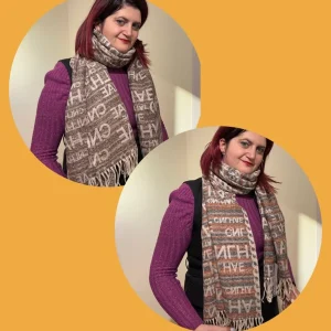 SCIARPE DONNA “PAROLE DI STILE”
