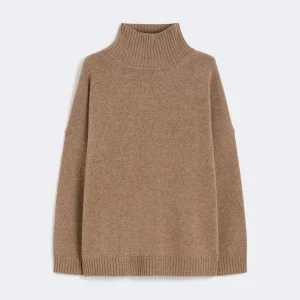 Dolcevita in filato di lana - NOCE MELANGE WEEKEND MAXMARA