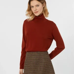 Dolcevita in filato di seta e lana - ROSSO BACCA WEEKEND MAXMARA