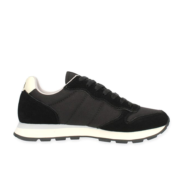 Sneaker Uomo SUN68 in tessuto e camoscio – TOM SOLID NYLON Z42101 NERO - immagine 4