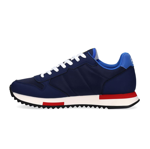 Sneaker Uomo SUN68 in tessuto e pelle – NIKI SOLID Z33121 NAVY BLUE - immagine 4
