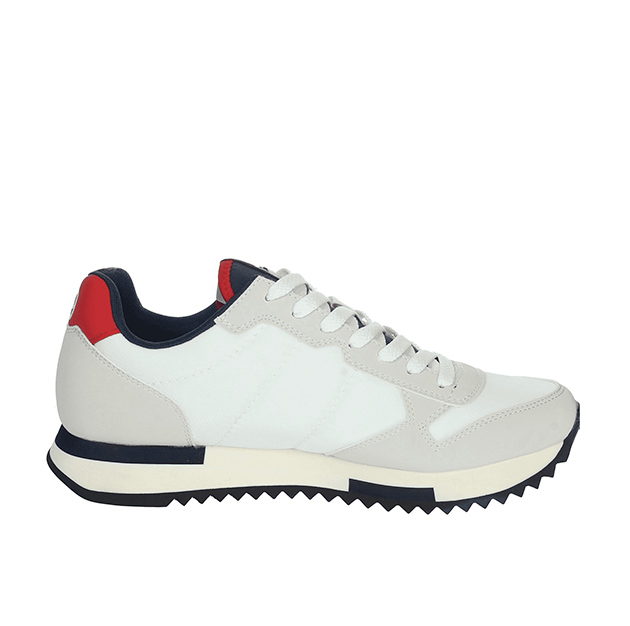 Sneaker Uomo SUN68 in tessuto e pelle – NIKI SOLID Z32118 BIANCO - immagine 4