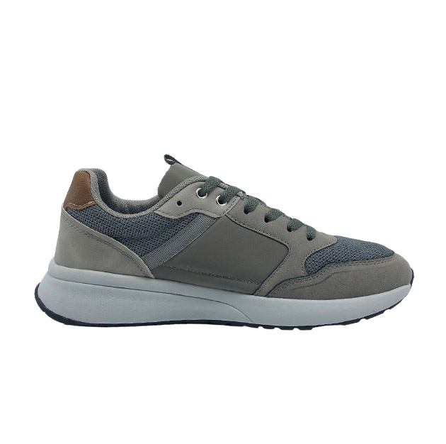 Sneaker Uomo AUSTRALIAN in ecopelle e tessuto – AM641 GREY - immagine 4