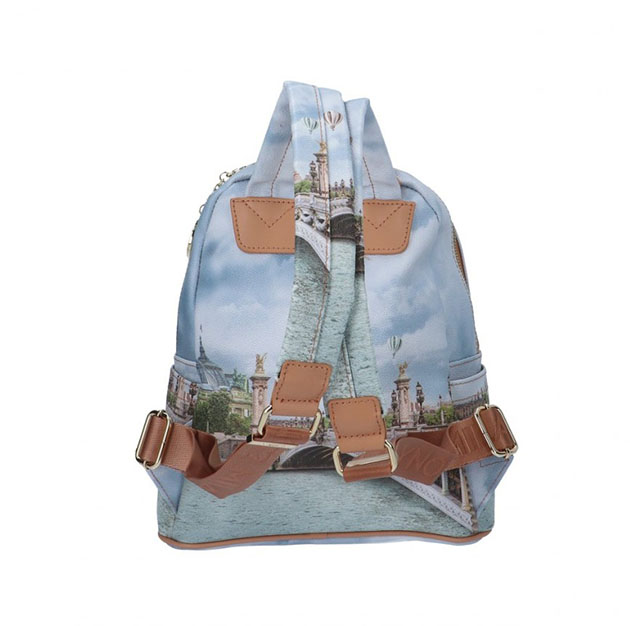Zaino Donna YNOT? in goffrato – YES-380S2 PARIS BRIDGE - immagine 4