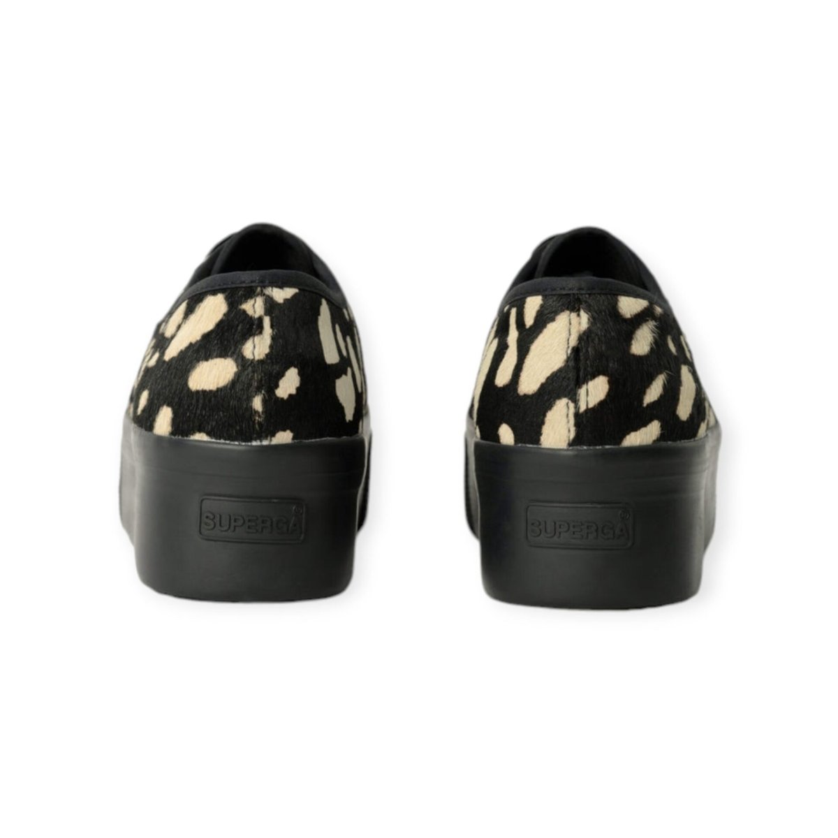 SCARPE STRINGATE “Dk Dalmatian Calf Hair – Superga” IN CAVALLINO MACULATO NERO/BEIGE 40 mm - immagine 5