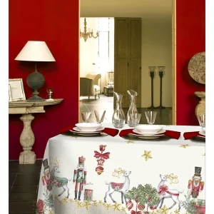 SERVIZIO TAVOLA SCHIACCIANOCI TESSITURA RANDI