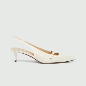 Slingback in nappa - BIANCO LANA MARELLA