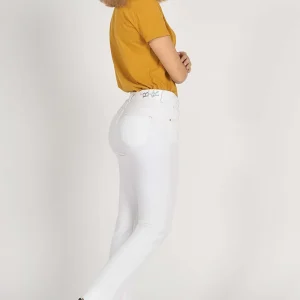 Susie Sg3/S Pantalone in denim bianco di cotone suoer stretch