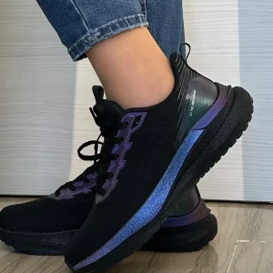 SNEAKER XTI NERA E VIOLA