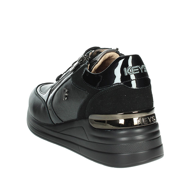 Sneaker Donna KEYS in pelle – K-9814 NERO - immagine 5