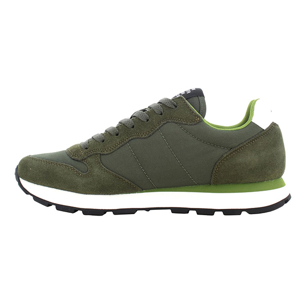 Sneaker Uomo SUN68 in tessuto e camoscio – TOM SOLID Z44101 MILITARE SCURO - immagine 5