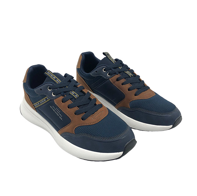 Sneaker Uomo AUSTRALIAN in ecopelle e tessuto – AM641 NAVY - immagine 5