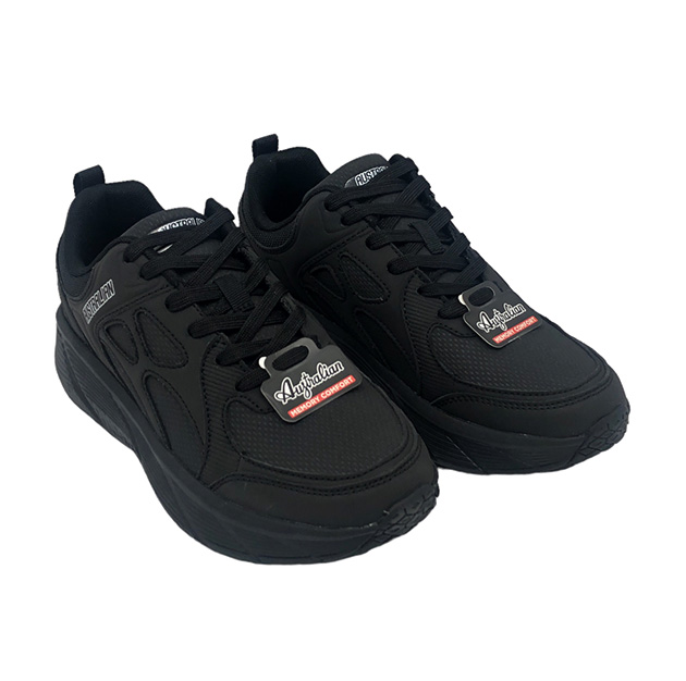 Sneaker Uomo AUSTRALIAN in ecopelle e tessuto traspirante nylon – AU32M505-B001 BLACK DELUXE - immagine 5