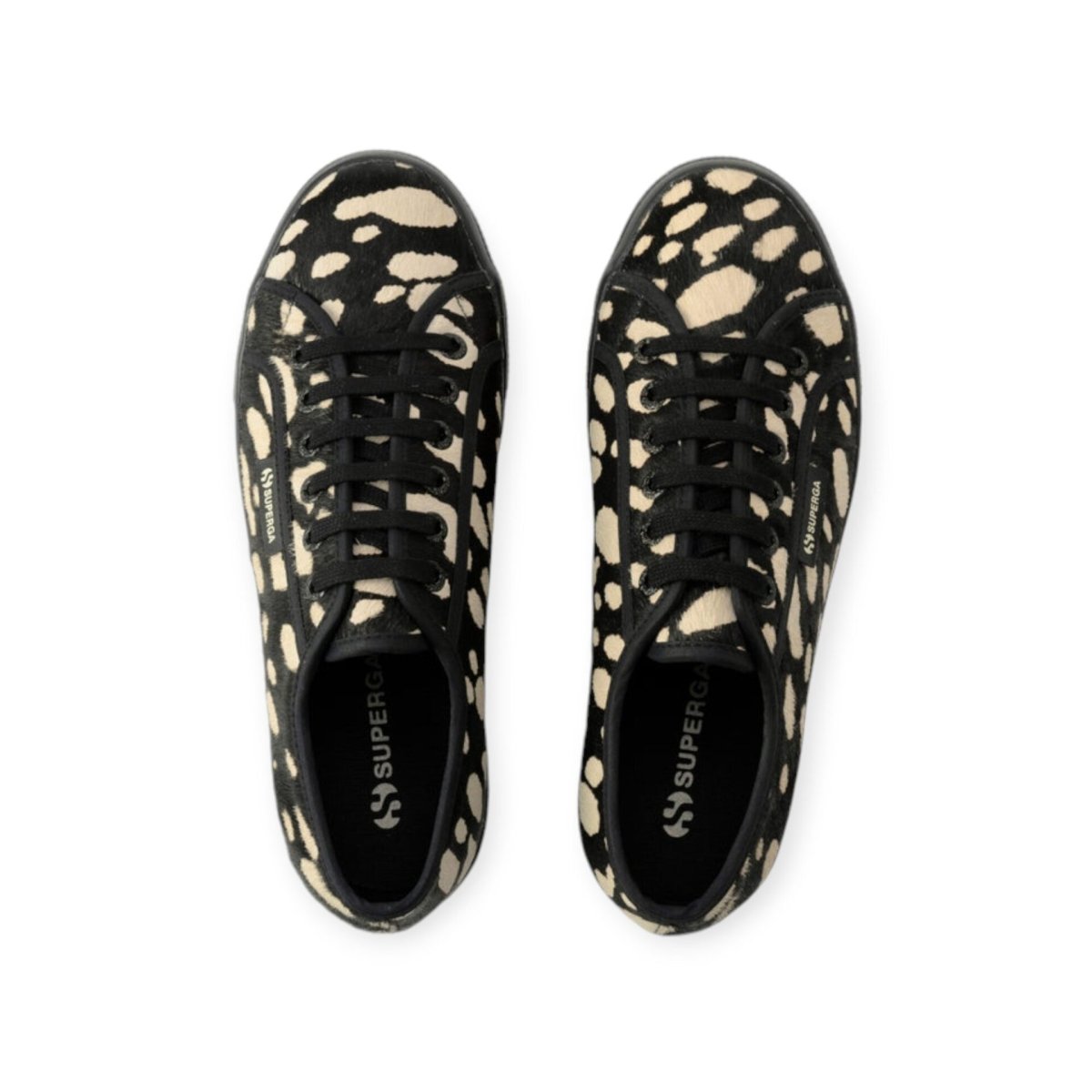 SCARPE STRINGATE “Dk Dalmatian Calf Hair – Superga” IN CAVALLINO MACULATO NERO/BEIGE 40 mm - immagine 6