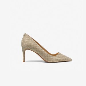 Michael Kors Décolleté Alina Flex in mesh metallizzato con glitter